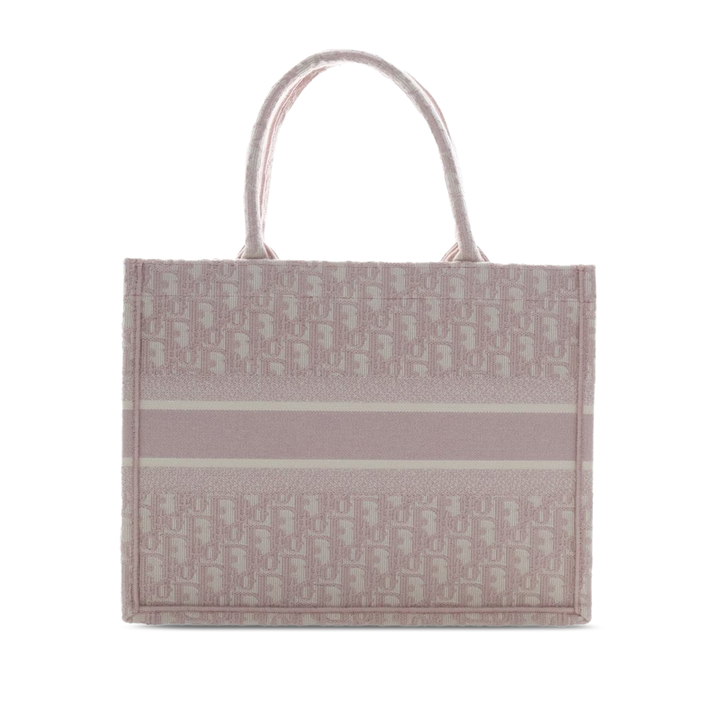 Pre-Loved Dior Medium Oblique Embroidered Canvas Book Tote - Picture 2 of 12